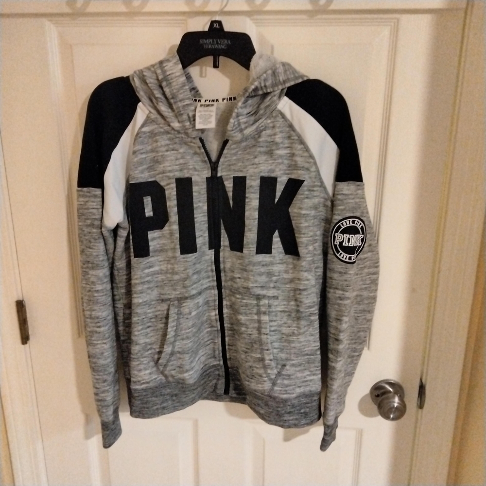 Vintage Victoria's Secret PINK Heathered Zip-Up